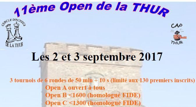 À vos agendas ! Les tournois annoncés