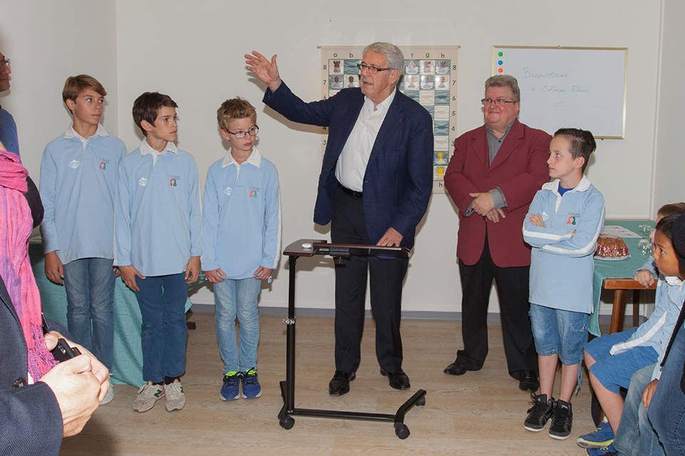 C'était le 23 septembre, inauguration des locaux de l'Orangerie