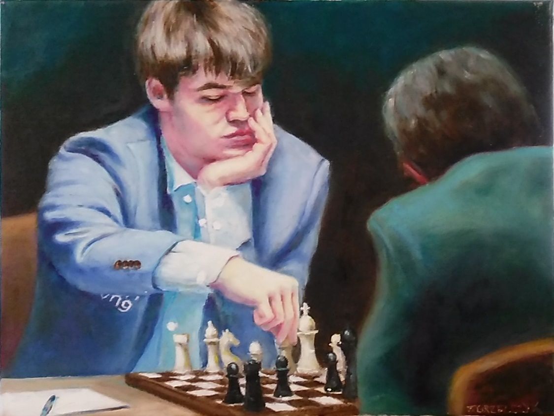 Magnus Carlsen par Tomasz Grzelczyk