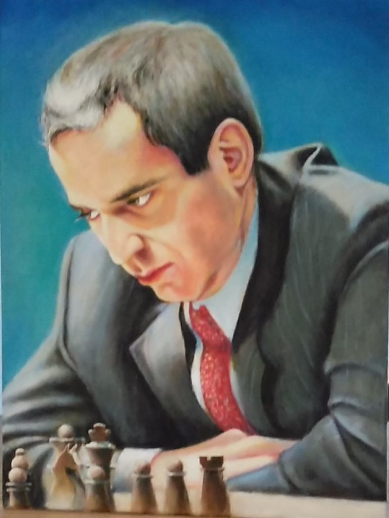 Garry Kasparov par Tomasz Grzelczyk