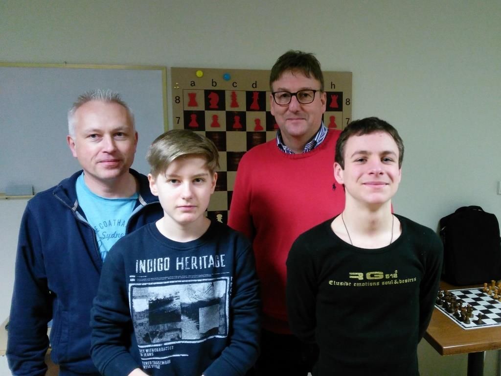 L'équipe de Gerstheim : Bernd Schmider, Niklas Schmider, Michel Ehret, Luc Hoegy