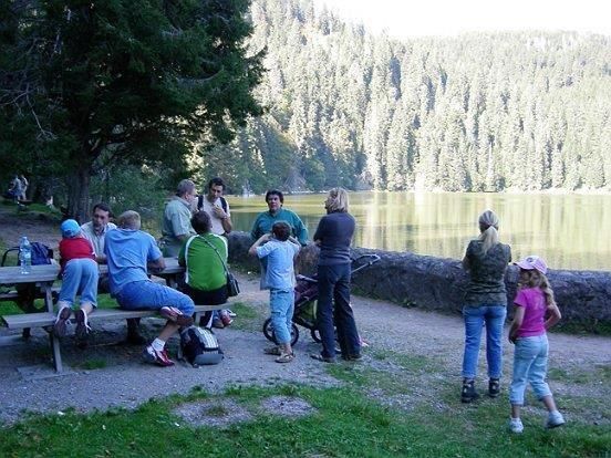 Déjà, en septembre 2014, au lac Vert...