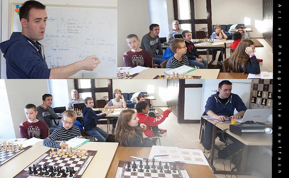 Les jeunes en formation avec Alain Genzling - © Alain Fromm – Art et Photographie - Rouffach