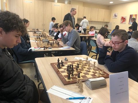 Les jeunes de Colmar Echecs à Altkirch