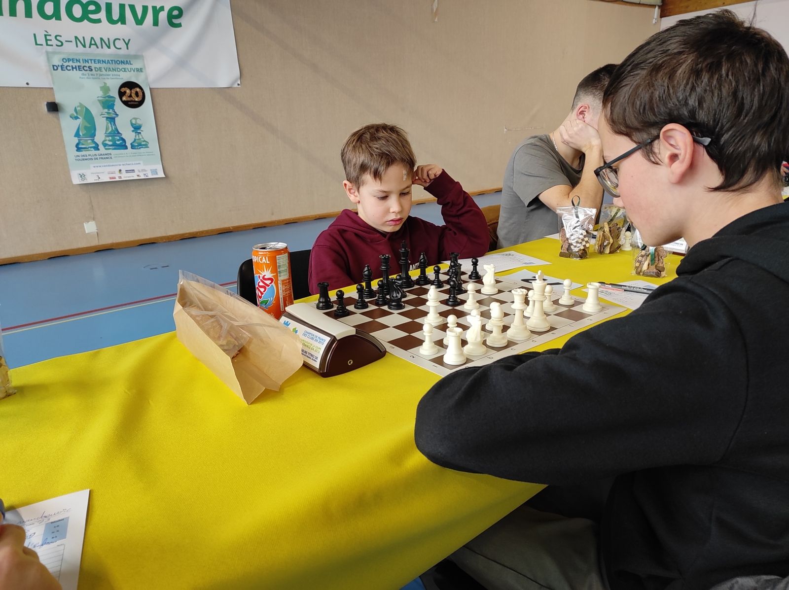 Antonin, Cédric et Geoffrey