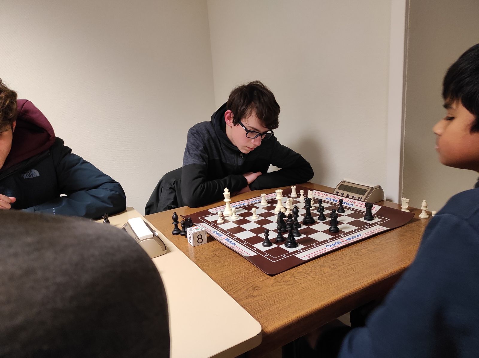 Le podium : Pierre, Côme et Maxime