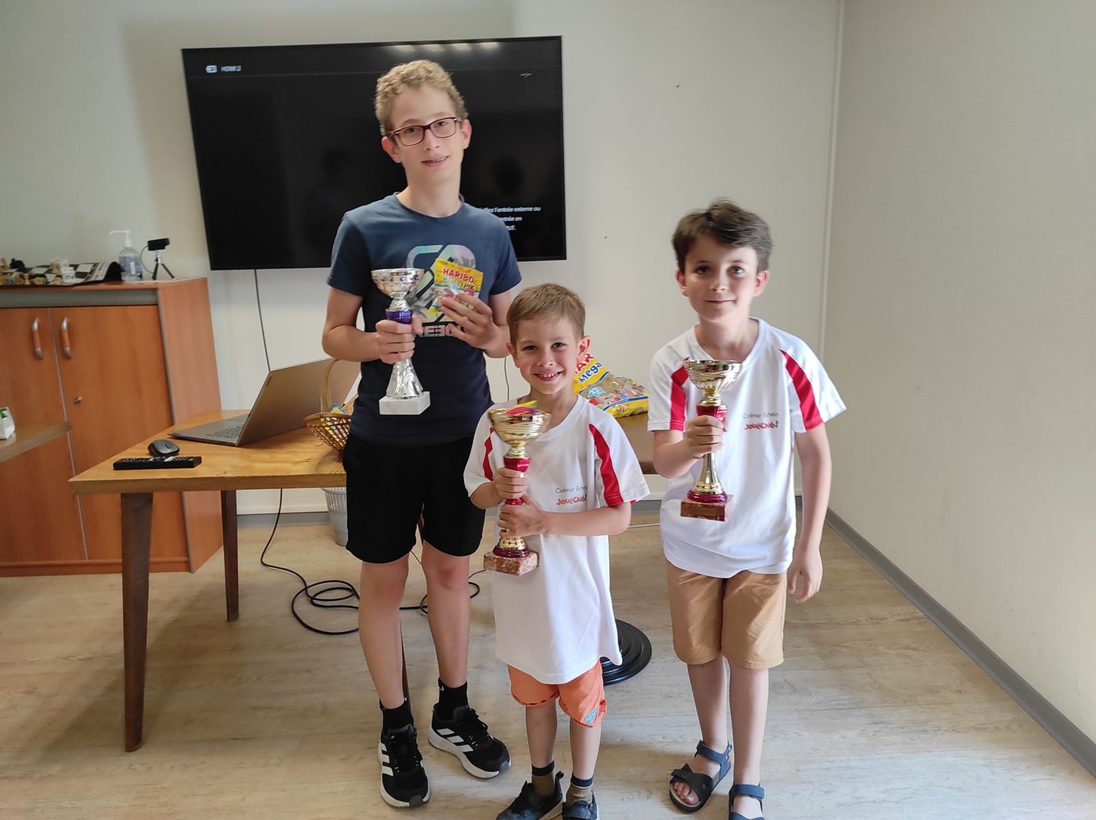 Tournoi jeune de fin d'année à Colmar Echecs.