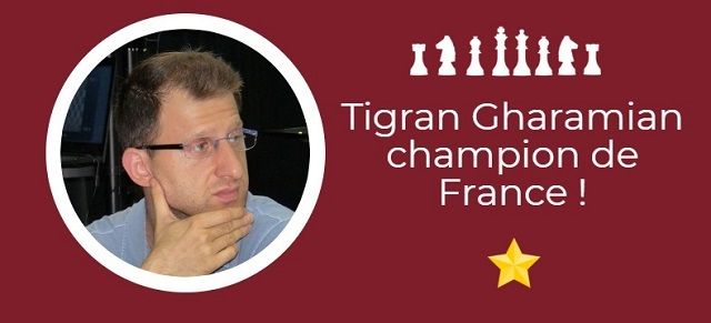 Le nouveau champion de France : Tigran Gharamian